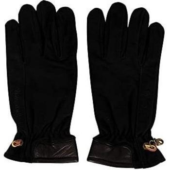Timberland Winter Hill Leather Touchscreen Gloves for Men, Black, Size M