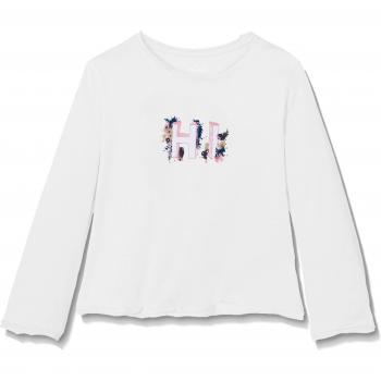 Gocco S73TCLNE002, Camiseta de Manga Larga para Niñas, Blanco, 42988