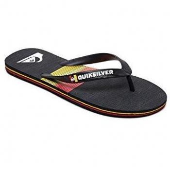Quiksilver Molokai Seasons, Zapatos de Agua. para Hombre, Color Negro, Rojo y Negro, 45 EU