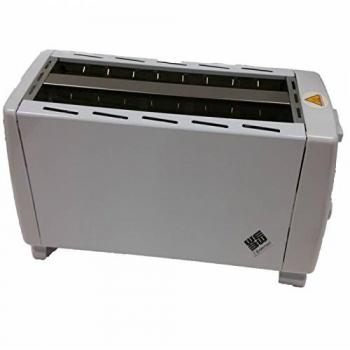 Wehouseware® Tostador eléctrico 4 rebanadas BN3356, Tostadora para 4 rebanadas, 6 nivele de tostado, 1300W,cuerpo de acero inoxidable, blanco