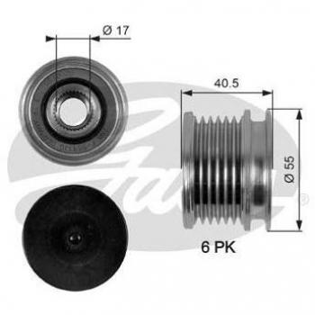 Polea de Alternador Libre Gates OAP7057
