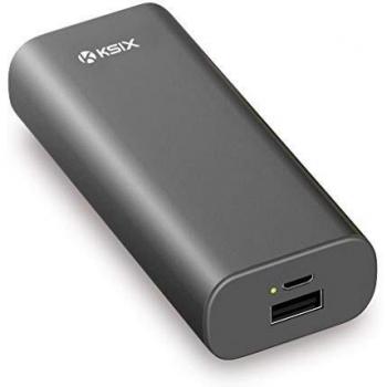 Ksix BXBA4000UM01 - Batería externa de 4000 mAH, color negro