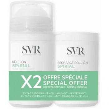 SVR Spirial Dual Anti-Perspirant Roll-On with Refill 2x50ml