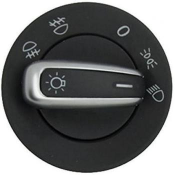 wanoos OEM cromado interruptor de los faros contorl para VW Jetta Golf GTI MK5 MK6 conejo