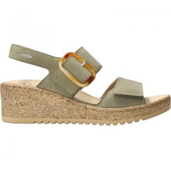Sandalia mujer Mephisto Nasma kaki, tipo de producto: sandalias, características: color kaki, diseño cómodo, material de alta calidad, suela antideslizante, plantilla acolchada