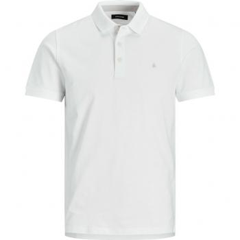 Jack & Jones Men's Slim Fit Polo Shirt Paulos in White
