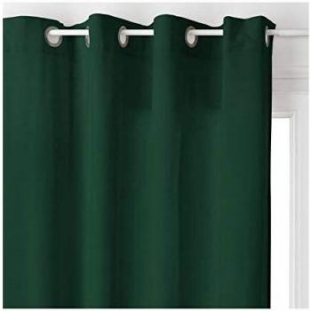 Cortina Atmosphera Lilou Poliéster Verde 140 x 260 cm