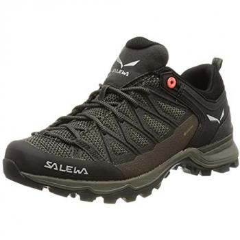 Salewa Zapatillas De Senderismo MTN Trainer Lite GORE-TEX para mujer, color marrón y negro, talla 43