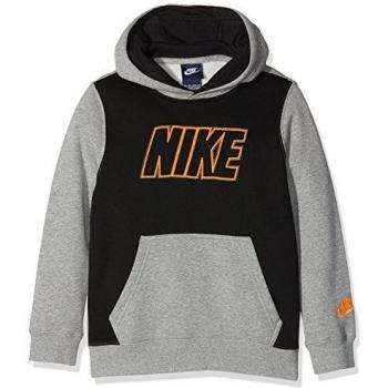 Nike B Nsw Hd Po Flc Gfx2 Swsh - Sudadera para niño, color gris, talla XL