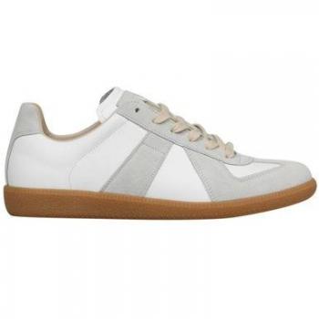 Maison Margiela Men's Replica White Leather Sneakers - Size 9.5 US (42.5 EU)