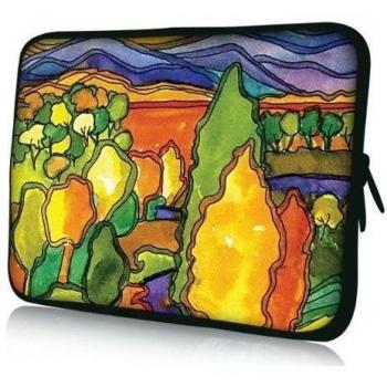 Luxburg® Design Funda Blanda Bolso Sleeve para Ordenador Portátil / MacBook de 17,3 pulgadas, motivo: Paisaje otoñal