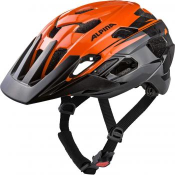 Alpina Unisex - Adulto Anzana Casco de Bicicleta, Naranja, Negro