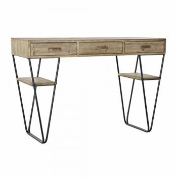 Consola DKD Home Decor Negro Metal Abeto 120 x 43 x 78 cm