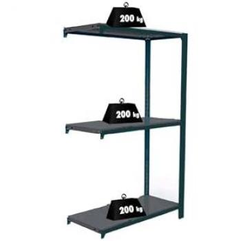 Estantería OFFICLICK 3/300 Metal a.m. Antracita/Antracita - Simon Rack - 8425437103544