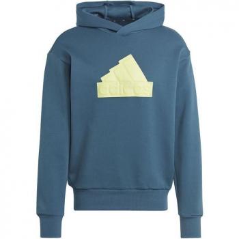 Sudadera Adidas Future Icon Badge Of Sport con Capucha para Hombres - Color Petróleo