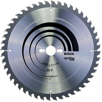 Bosch 2 608 640 672 - Hoja de sierra circular Optiline Wood - 300 x 30 x 3,2 mm, 48