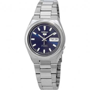 Seiko 5 Men's Automatic Watch SNKC51J1, Stainless Steel, Blue Dial, 21 Jewels