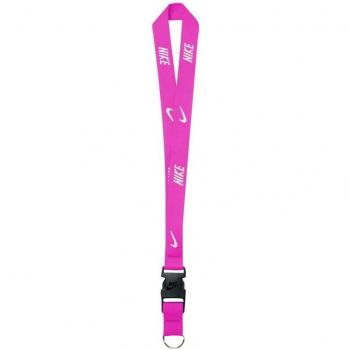 Llavero Lanyard Nike Sport Rosa Blanco