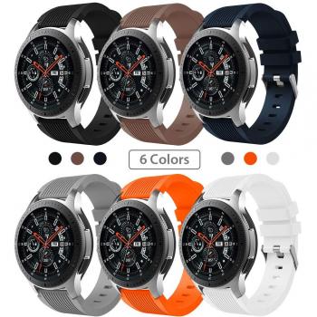 Sundaree Correa Samsung Galaxy Watch 46MM,6 Colores Silicona 22MM Banda Pulseras Repuesto Correa de Reloj Inteligente para Samsung Galaxy Watch 46MM SM-R800/Samsung Gear S3 Frontier /Classic