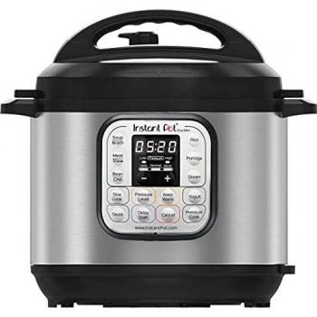 Olla a presión eléctrica Instant Pot Duo 3L, 700W, 7 en 1, acero inoxidable y negro