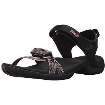 Teva W Verra, Sandalias de Punta Descubierta Mujer, Gris