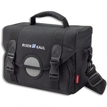 KlickFix Lenkertasche Allrounder Bolsa para Manillar, Unisex Adulto, Negro, 16 x 26 x 22 cm
