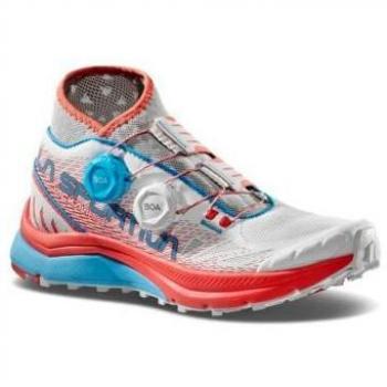 La Sportiva Zapatillas de Trail Running Jackal II BOA Mujer White/Hibiscus