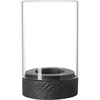 Villeroy & Boch Manufacture Lantern - Hurricane Small Lamp, Decorative Home Accessory, Ceramic Material, Modern Design, Versatile for Indoor/Outdoor Use, Suitable for Tealight or Candle