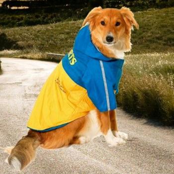 Chubasquero Deportivo 2 en 1 con Capucha para Perros 40 cm