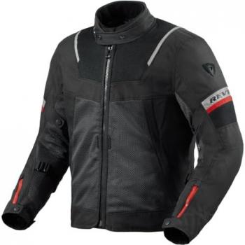 Chaqueta de Moto REV'IT! Tornado 4 H2O Negra-Antracita, textil impermeable, talla 2XL