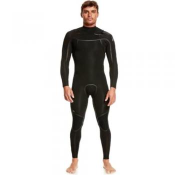 Traje de neopreno Quiksilver Everyday Sessions 4/3mm negro absoluto rojo - S, manga larga, cremallera pectoral