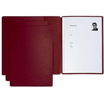 Carpeta de Aplicaciones PAGNA Solo, DIN A4, 2 partes, de cartón, roja
