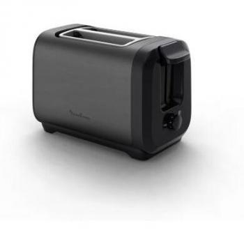 Tostadora Moulinex Subito 2 Rebanadas Inoxidable Negra 1300W