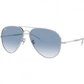 Ray-Ban RB3825 Old Aviator 003/3F Men's Sunglasses Silver Size 62