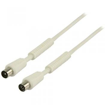 Coaxial Antenna Cable 100 dB Coaxial Male – Coaxial Female 1.00 m White