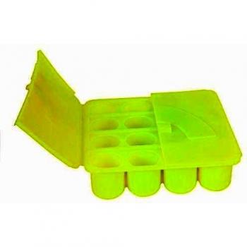 PINFI 81148 - Cubitera de silicona con tapas, 16 cavidades, color lima limón
