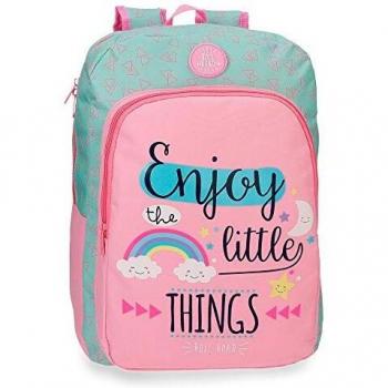 Roll Road Little Things Mochila escolar, 40 cm, 15.6 litros, Rosa