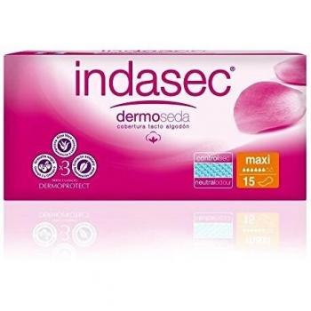 Indasec Discreet Compresa Incontinencia Maxi - 15 Unidades