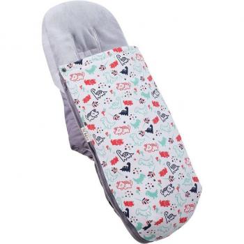 Saco Universal Polar para Cochecito y Silla de Paseo Jyoko - Impermeable y Aislamiento Térmico con Forro Polar Jyoko Dino Party