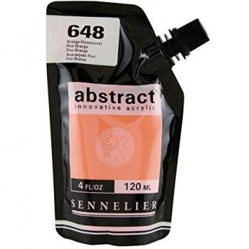 Sennelier : Abstract Acrylic Paint : 120ml : Fluorescent Orange
