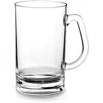 Lacor 63146 - Set de 6 Jarras de cerveza, Tritán libre de BPA, 500 ml