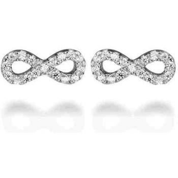 Pendientes Munthir Plata y circonita brillante