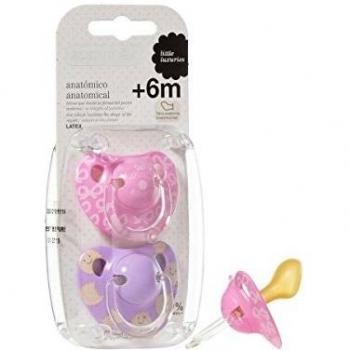 Suavinex Anatomical Latex Pacifier 6-18 Months, 2 Units