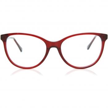 Cat Eye Armazón Completo de Plástico Rojos para Hombre - Gafas Anti-Azules - SmartBuy Collection