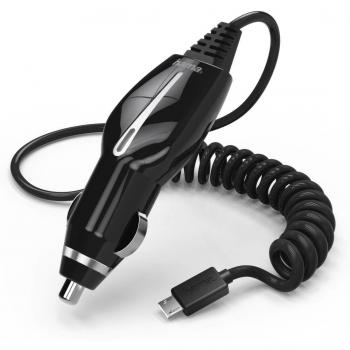 Hama -Classic Vehicle Charging Cable, micro USB, Negro