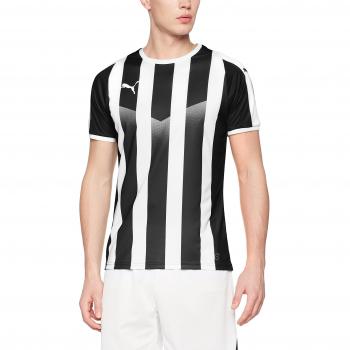 Puma Liga Striped Maillot, Hombre, Black/White, M