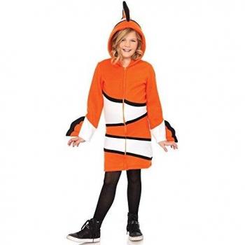 Leg Avenue- Niñas, Color Naranja, Large