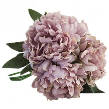 Winwintom - Hortensia artificial, flores artificiales de seda para ramo de novia y decoración de boda