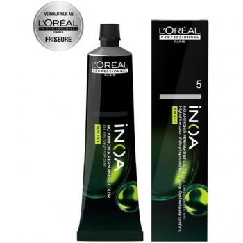 L'Oréal Professionnel Paris Coloración Permanente Sin Amoníaco INOA 4.0 Marrón Medio Intensivo 60 ml