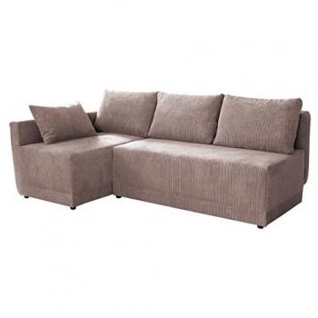 Sofá rinconero Columbus 149, con función de descanso y caja de ropa de cama, dimensiones 210x135x85cm